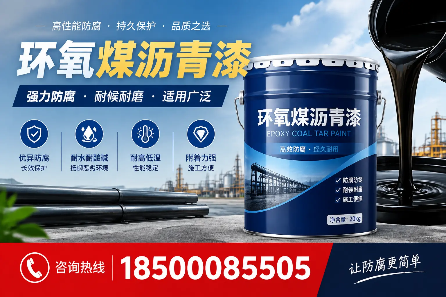 环氧煤沥青漆在不同气候条件下的表现分析,成都适用性
