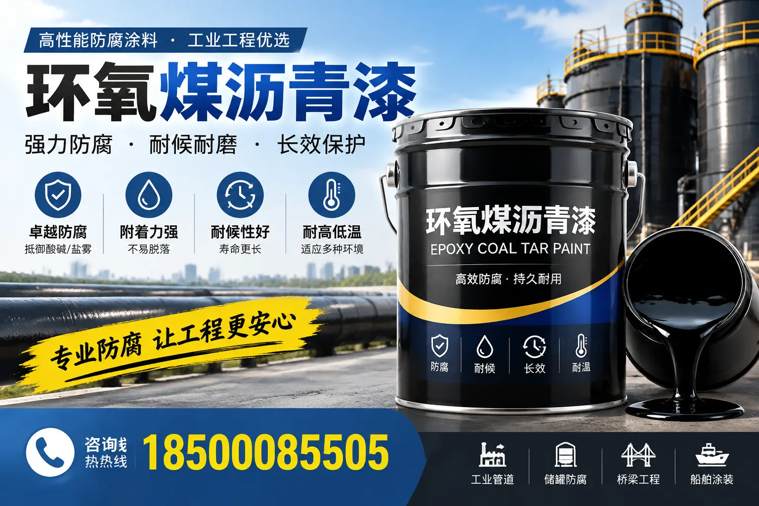 环氧煤沥青漆的施工方法与注意事项,确保在成都顺利完成